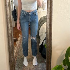 Reformation Women’s Palermo Destroyed Jeans